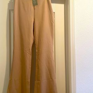 H&M New Beige Flared Pants
